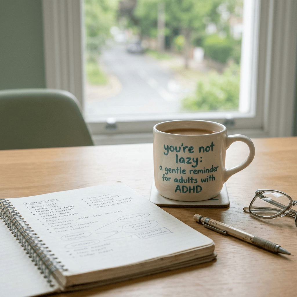 You’re Not Lazy: A Gentle Note for Adults with ADHD 